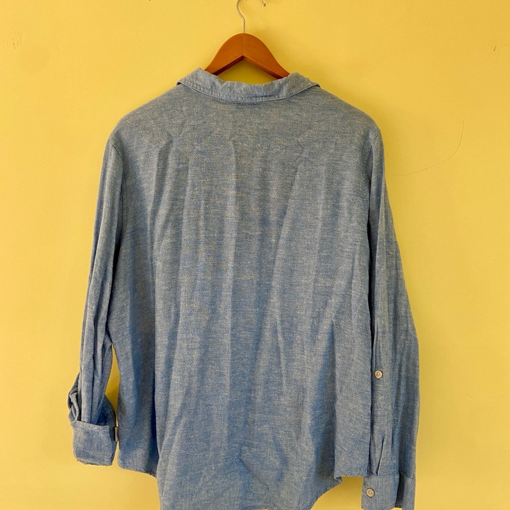 Orvis Linen Blend Button Down - Picture 9 of 10